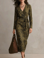 Effortless Cotton Canvas Relaxed-Fit Moss Green Cargo Jacket