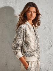 Urban Wild Leopard Bomber Jacket