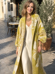 Fruit Green Romantic Floral Coat