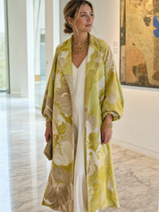 Fruit Green Romantic Floral Coat
