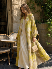 Fruit Green Romantic Floral Coat